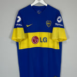 Shop 2011/12 BOCA JUNIORS HOME SHIRT (XL) NIKE, classic football shirts, vintage football shirts & retro soccer jerseys at Cult Kits