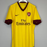 Shop 2010/11 ARSENAL FABREGAS #4 *PLAYER ISSUE* AWAY SHIRT (XL) NIKE, classic football shirts, vintage football shirts & retro soccer jerseys at Cult Kits