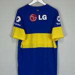 Shop 2011/12 BOCA JUNIORS HOME SHIRT (XL) NIKE, classic football shirts, vintage football shirts & retro soccer jerseys at Cult Kits