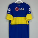 Shop 2011/12 BOCA JUNIORS HOME SHIRT (XL) NIKE, classic football shirts, vintage football shirts & retro soccer jerseys at Cult Kits