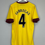 Shop 2010/11 ARSENAL FABREGAS #4 *PLAYER ISSUE* AWAY SHIRT (XL) NIKE, classic football shirts, vintage football shirts & retro soccer jerseys at Cult Kits
