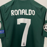 Shop 2012/13 REAL MADRID RONALDO #7 C/L THIRD SHIRT (M) ADIDAS, classic football shirts, vintage football shirts & retro soccer jerseys at Cult Kits