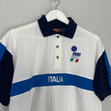 Shop 1999/00 ITALY POLO SHIRT (XL) KAPPA, classic football shirts, vintage football shirts & retro soccer jerseys at Cult Kits