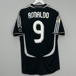 2006/07 REAL MADRID RONALDO #9 AWAY SHIRT (M) ADIDAS