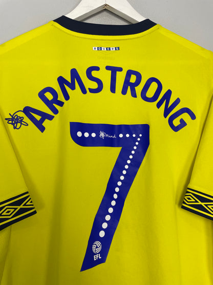 2018/19 BLACKBURN ROVERS ARMSTRONG #7 AWAY SHIRT (XL) UMBRO