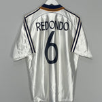 1998/00 REAL MADRID REDONDO #6 HOME SHIRT (M) ADIDAS