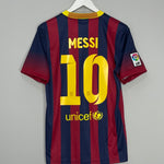 Shop 2013/14 BARCELONA MESSI #10 HOME SHIRT (S) NIKE, classic football shirts, vintage football shirts & retro soccer jerseys at Cult Kits