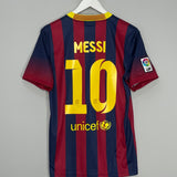 Shop 2013/14 BARCELONA MESSI #10 HOME SHIRT (S) NIKE, classic football shirts, vintage football shirts & retro soccer jerseys at Cult Kits