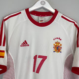 Shop 2002/04 SPAIN VALERON #17 AWAY SHIRT (M) ADIDAS, classic football shirts, vintage football shirts & retro soccer jerseys at Cult Kits