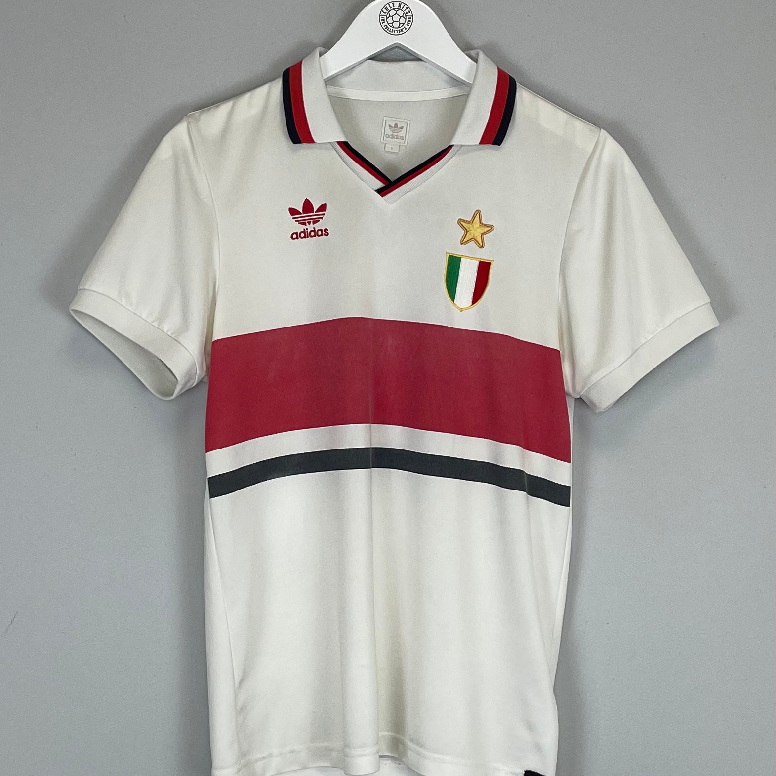 Shop 1992/93 AC MILAN #6 ADIDAS ORIGINALS AWAY SHIRT (S), classic football shirts, vintage football shirts & retro soccer jerseys at Cult Kits