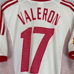 Shop 2002/04 SPAIN VALERON #17 AWAY SHIRT (M) ADIDAS, classic football shirts, vintage football shirts & retro soccer jerseys at Cult Kits