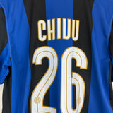 Shop 2008/09 INTER MILAN CHIVU #26 HOME SHIRT (M) NIKE, classic football shirts, vintage football shirts & retro soccer jerseys at Cult Kits