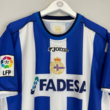 2002/03 DEPORTIVO LA CORUNA VALERON #21 HOME SHIRT (L) JOMA