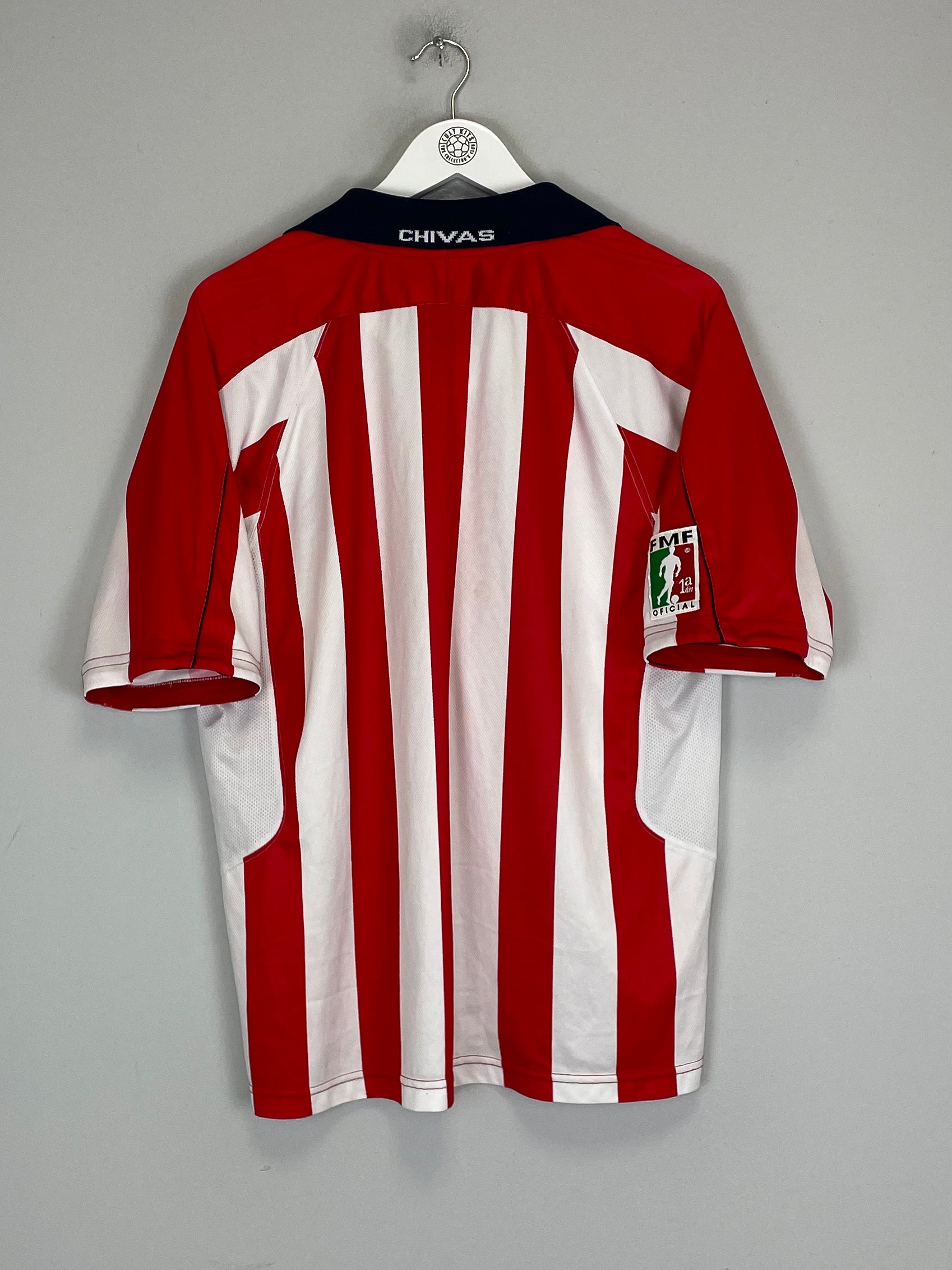 Shop 2003/04 CHIVAS GUADALAJARA HOME SHIRT (M) REEBOK, classic football shirts, vintage football shirts & retro soccer jerseys at Cult Kits