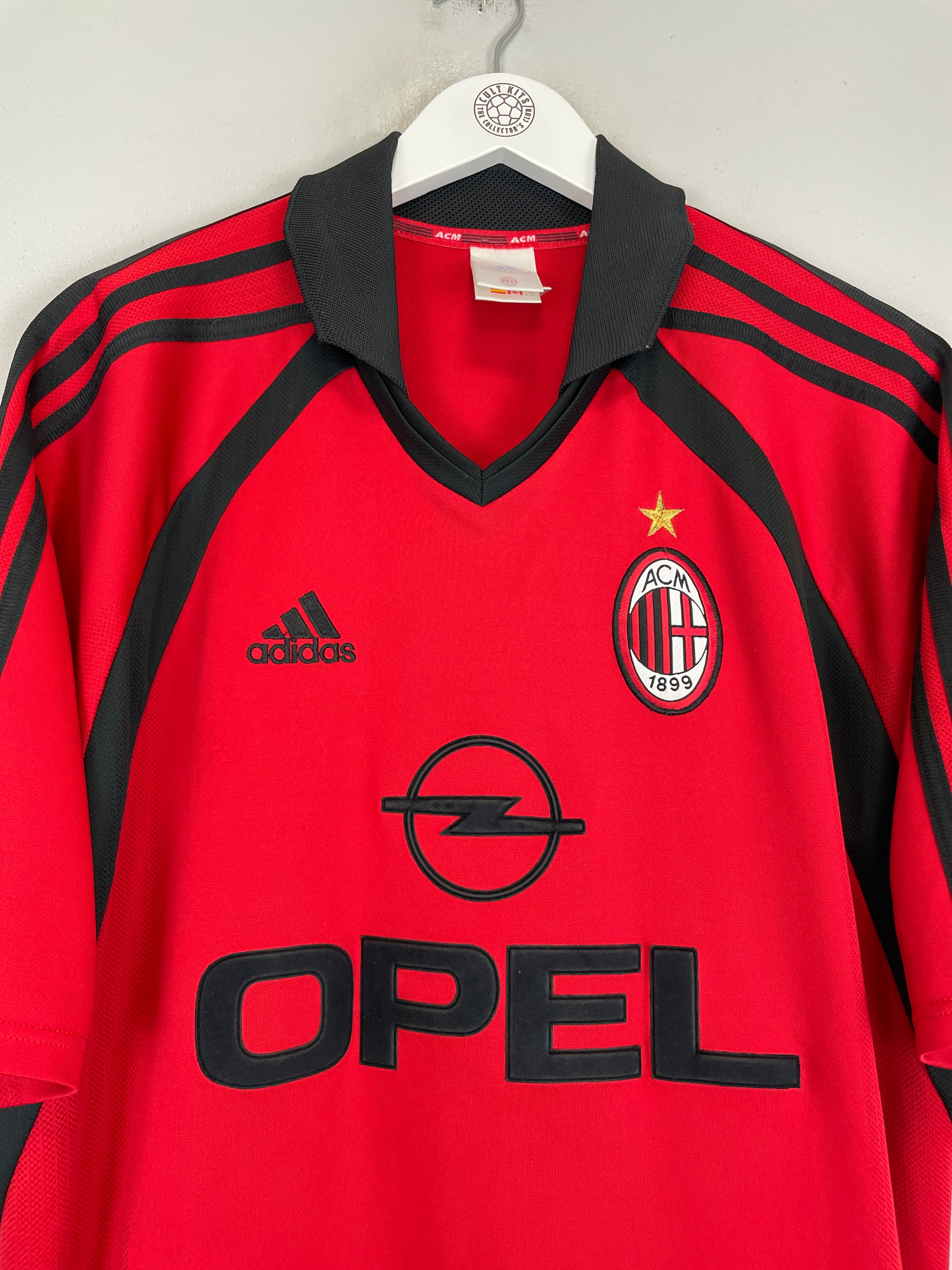 Shop 2001/02 AC MILAN MALDINI #3 THIRD SHIRT (XL) ADIDAS, classic football shirts, vintage football shirts & retro soccer jerseys at Cult Kits