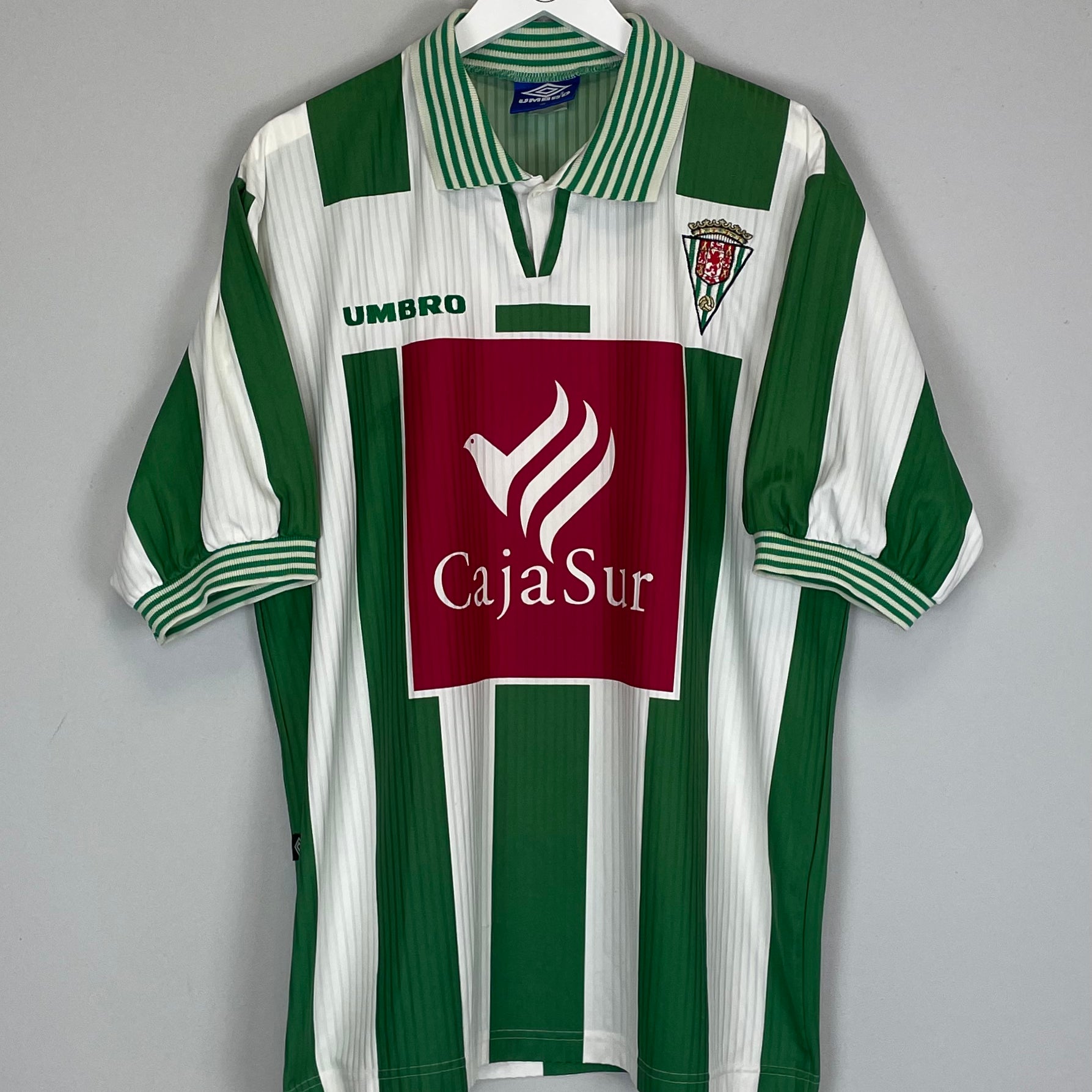 Shop 1997/98 CORDOBA HOME SHIRT (XL) UMBRO, classic football shirts, vintage football shirts & retro soccer jerseys at Cult Kits