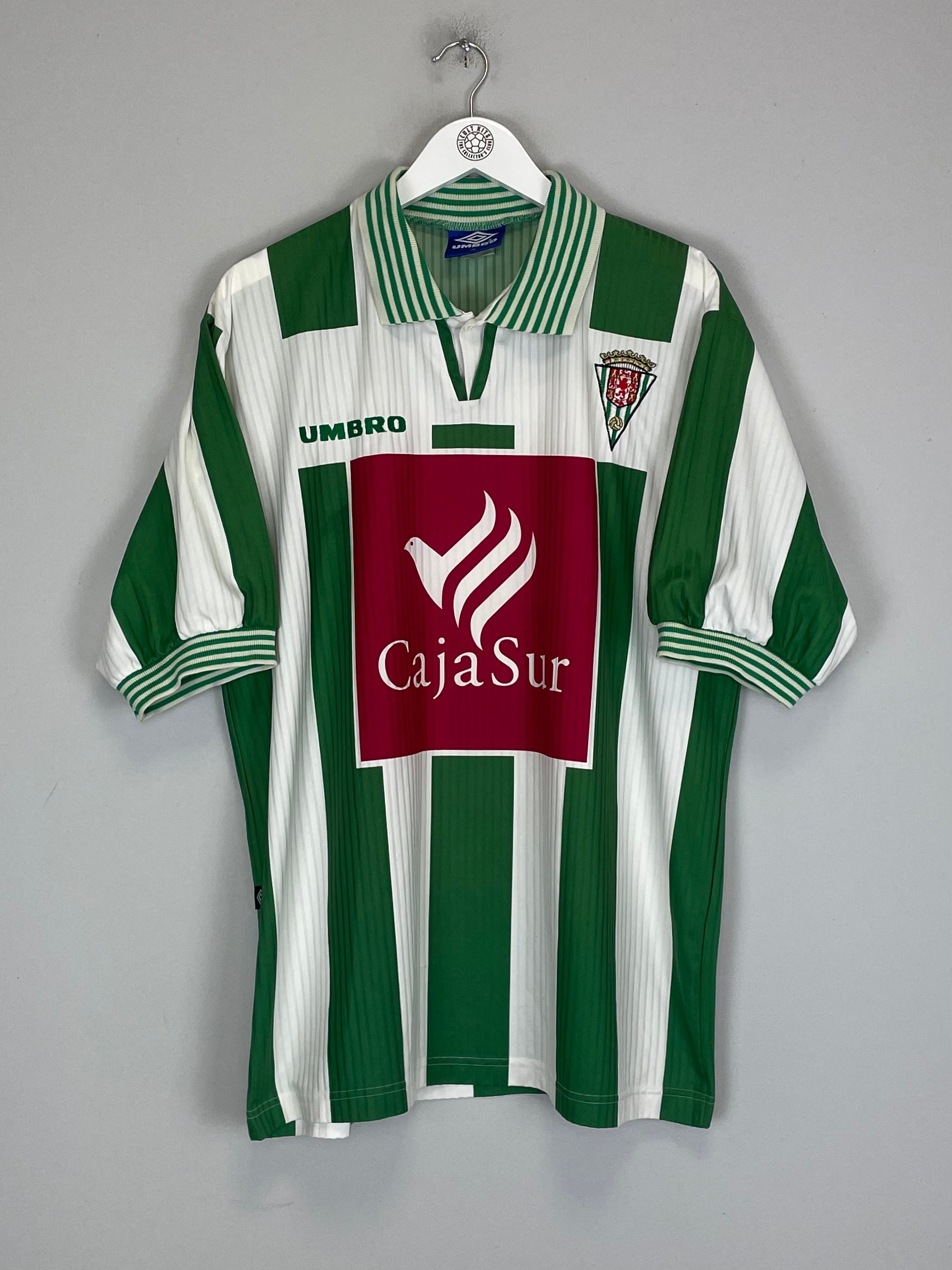 Shop 1997/98 CORDOBA HOME SHIRT (XL) UMBRO, classic football shirts, vintage football shirts & retro soccer jerseys at Cult Kits