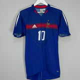 2004/06 FRANCE ZIDANE #10 HOME SHIRT (S) ADIDAS