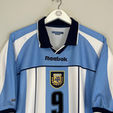 2000/01 ARGENTINA BATISTUTA #9 HOME SHIRT (XL) REEBOK