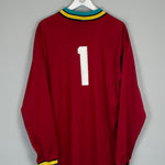 Shop 2000/01 NY/NJ METROSTARS #1 GK SHIRT (L) NIKE, classic football shirts, vintage football shirts & retro soccer jerseys at Cult Kits