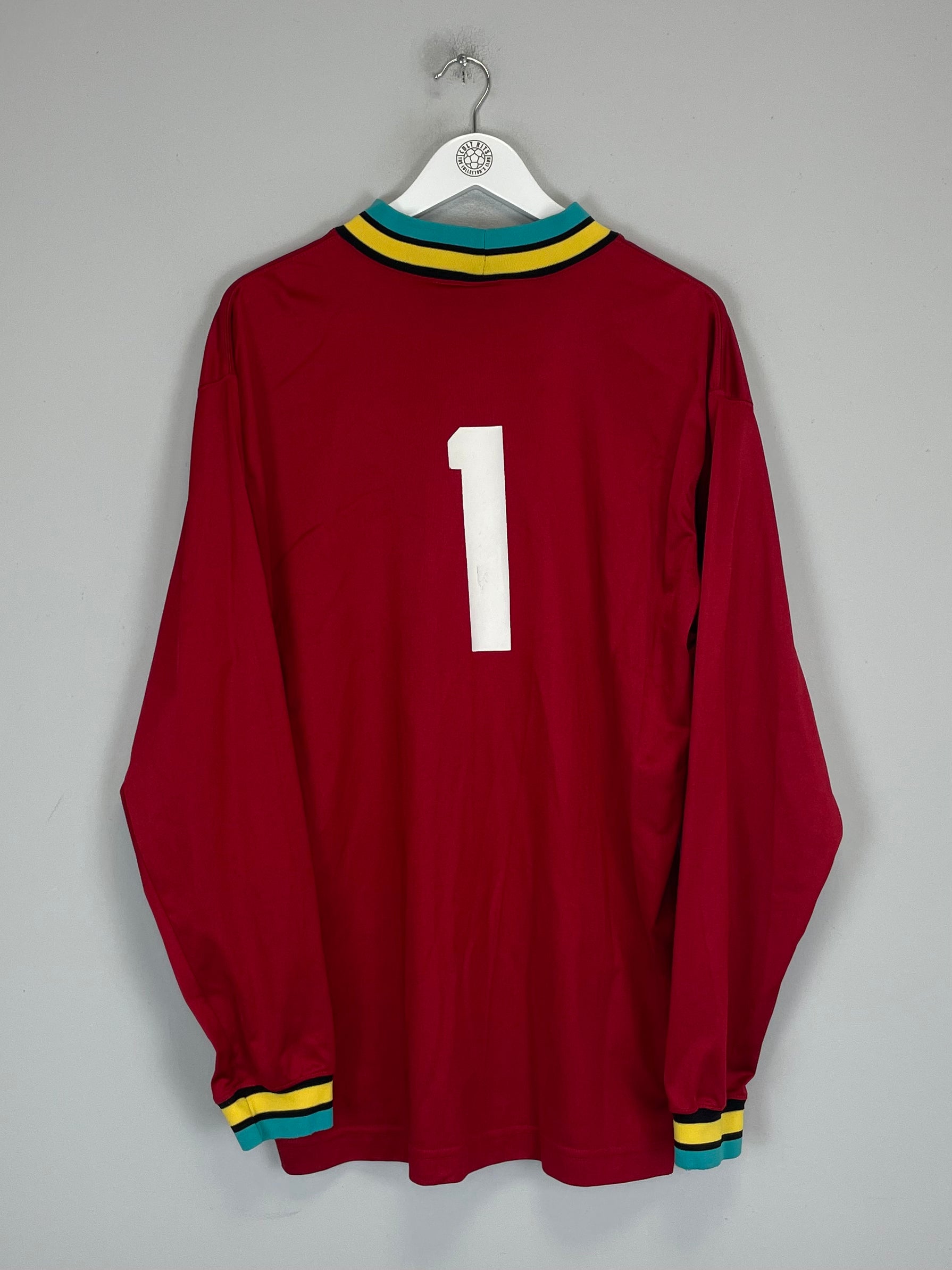 Shop 2000/01 NY/NJ METROSTARS #1 GK SHIRT (L) NIKE, classic football shirts, vintage football shirts & retro soccer jerseys at Cult Kits