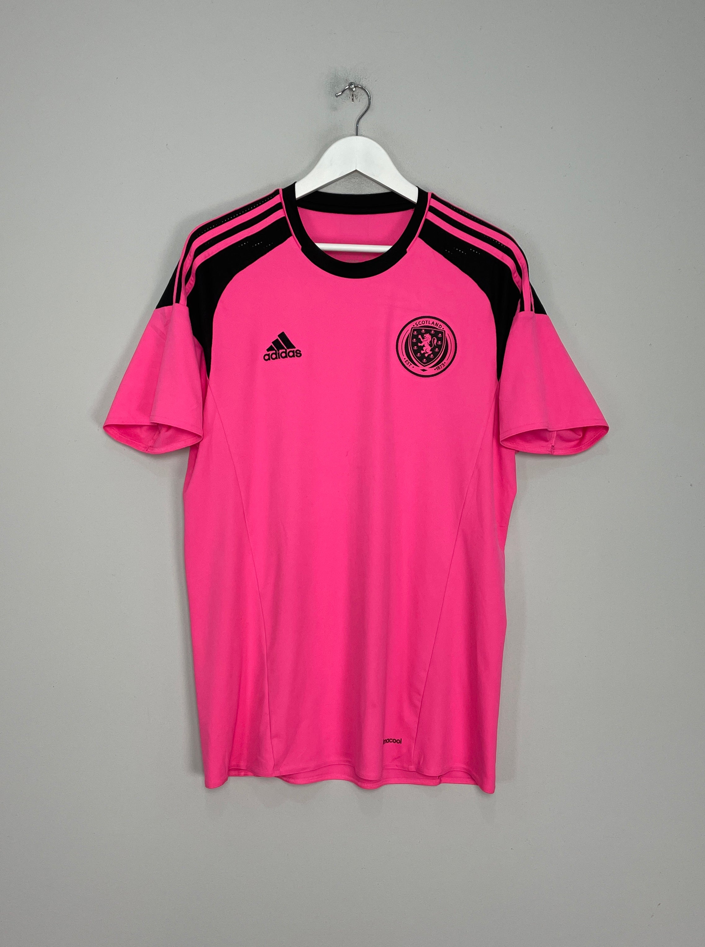 Shop 2016/17 SCOTLAND AWAY SHIRT (L) ADIDAS, classic football shirts, vintage football shirts & retro soccer jerseys at Cult Kits
