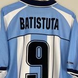 2000/01 ARGENTINA BATISTUTA #9 HOME SHIRT (XL) REEBOK