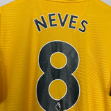 2021/22 WOLVES NEVES #8 HOME SHIRT (XL) CASTORE