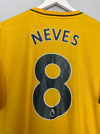 2021/22 WOLVES NEVES #8 HOME SHIRT (XL) CASTORE