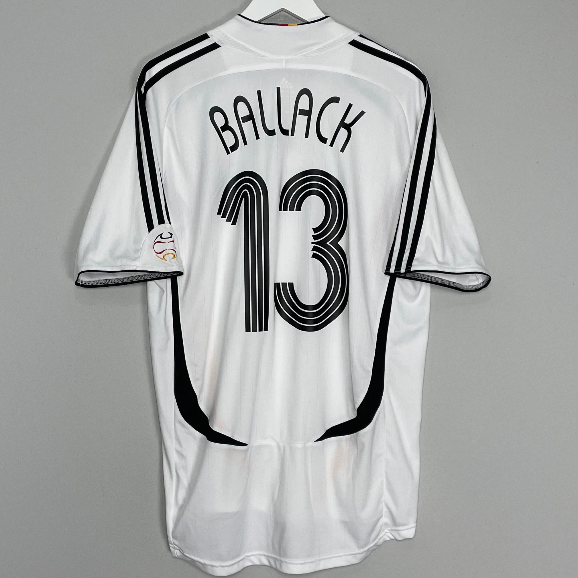 Shop 2005/06 GERMANY BALLACK #13 HOME SHIRT (L) ADIDAS, classic football shirts, vintage football shirts & retro soccer jerseys at Cult Kits