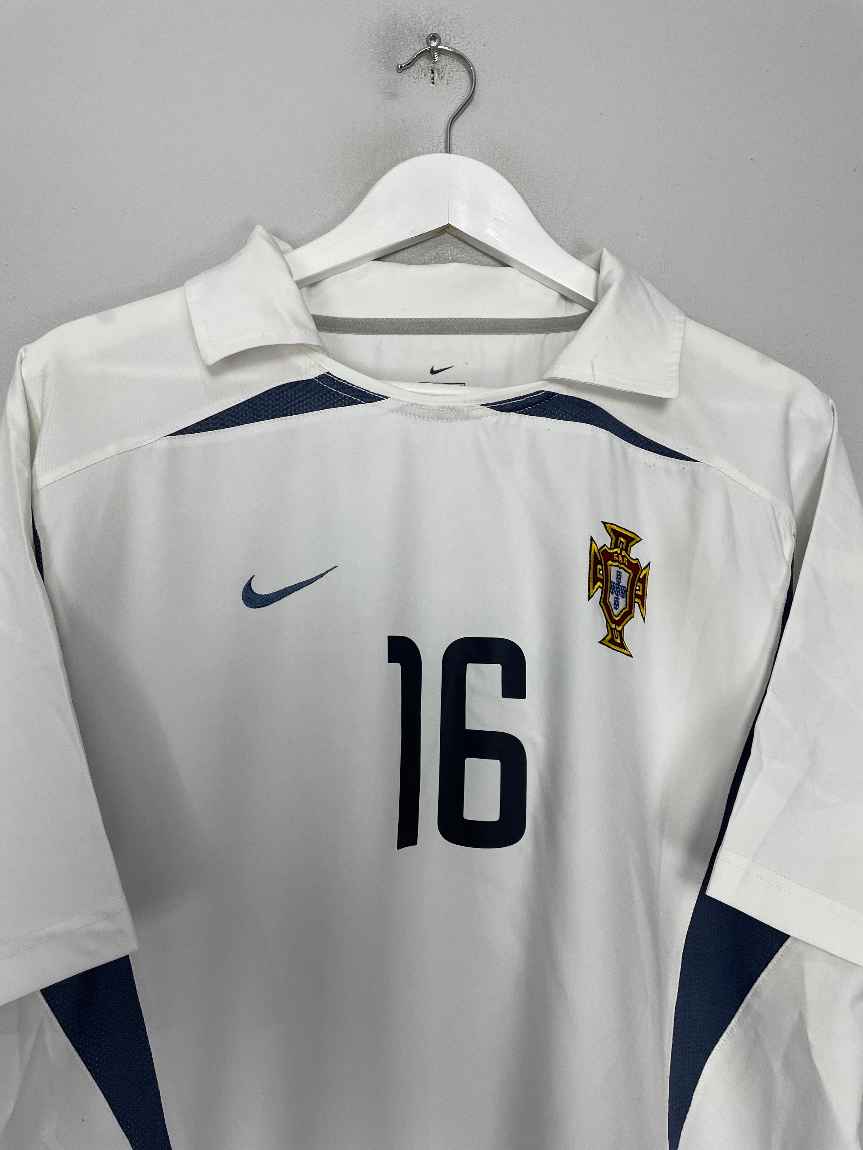 Shop 2002/04 PORTUGAL C.RONALDO #16 AWAY SHIRT (L) NIKE, classic football shirts, vintage football shirts & retro soccer jerseys at Cult Kits