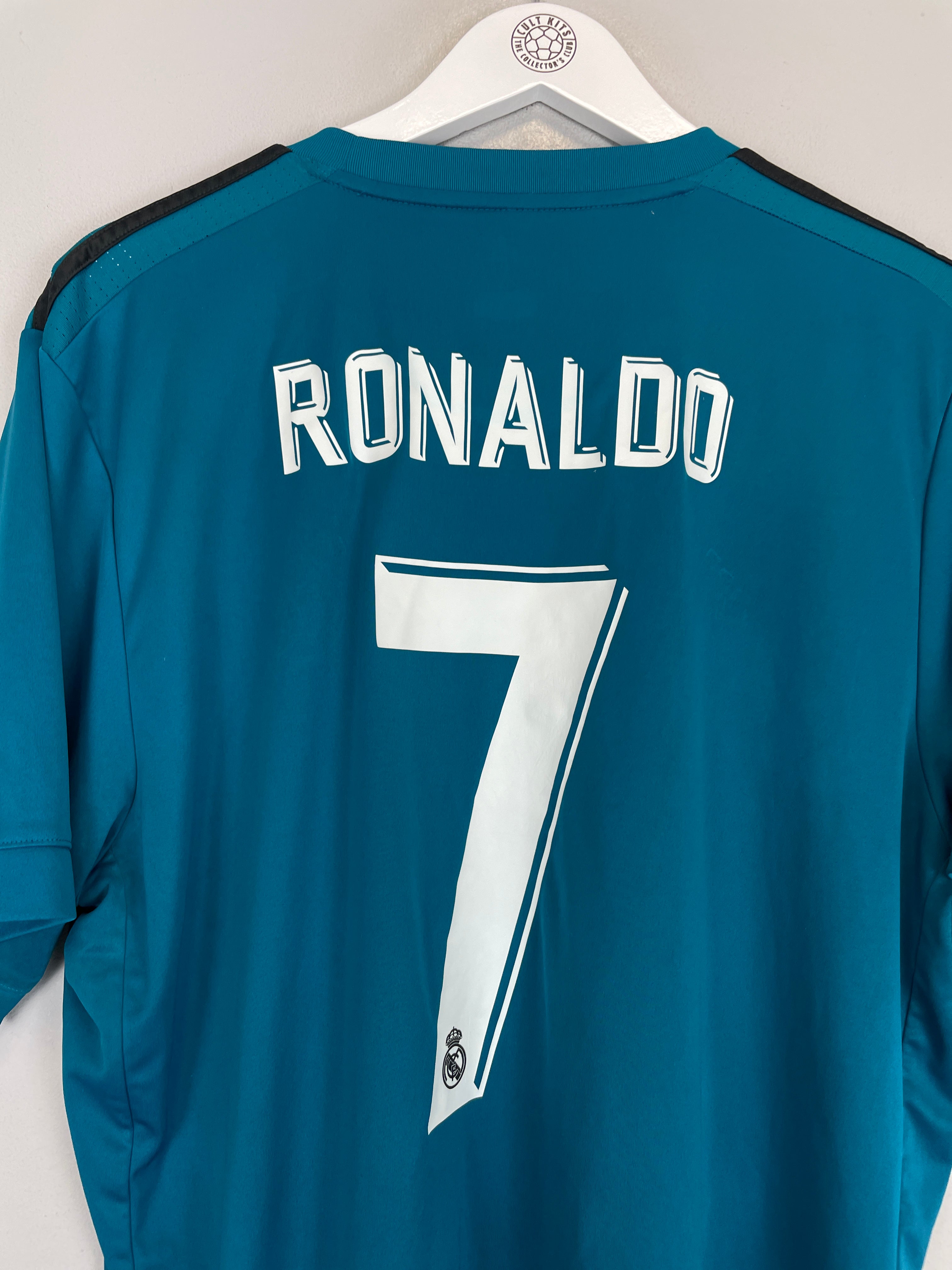 Shop 2017/18 REAL MADRID RONALDO #7 THIRD SHIRT (XL) ADIDAS, classic football shirts, vintage football shirts & retro soccer jerseys at Cult Kits