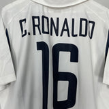 Shop 2002/04 PORTUGAL C.RONALDO #16 AWAY SHIRT (L) NIKE, classic football shirts, vintage football shirts & retro soccer jerseys at Cult Kits