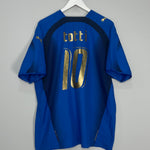 Shop 2006 ITALY TOTTI #10 HOME SHIRT (XL) PUMA, classic football shirts, vintage football shirts & retro soccer jerseys at Cult Kits