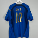 Shop 2006 ITALY TOTTI #10 HOME SHIRT (XL) PUMA, classic football shirts, vintage football shirts & retro soccer jerseys at Cult Kits