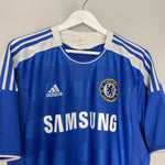 Shop 2011/12 CHELSEA DROGBA #11 HOME SHIRT (L) ADIDAS, classic football shirts, vintage football shirts & retro soccer jerseys at Cult Kits