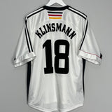 Shop 1998/00 GERMANY KLINSMANN #18 HOME SHIRT (L) ADIDAS, classic football shirts, vintage football shirts & retro soccer jerseys at Cult Kits