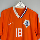 2008/10 NETHERLANDS KUYT #18 HOME SHIRT (XL) NIKE