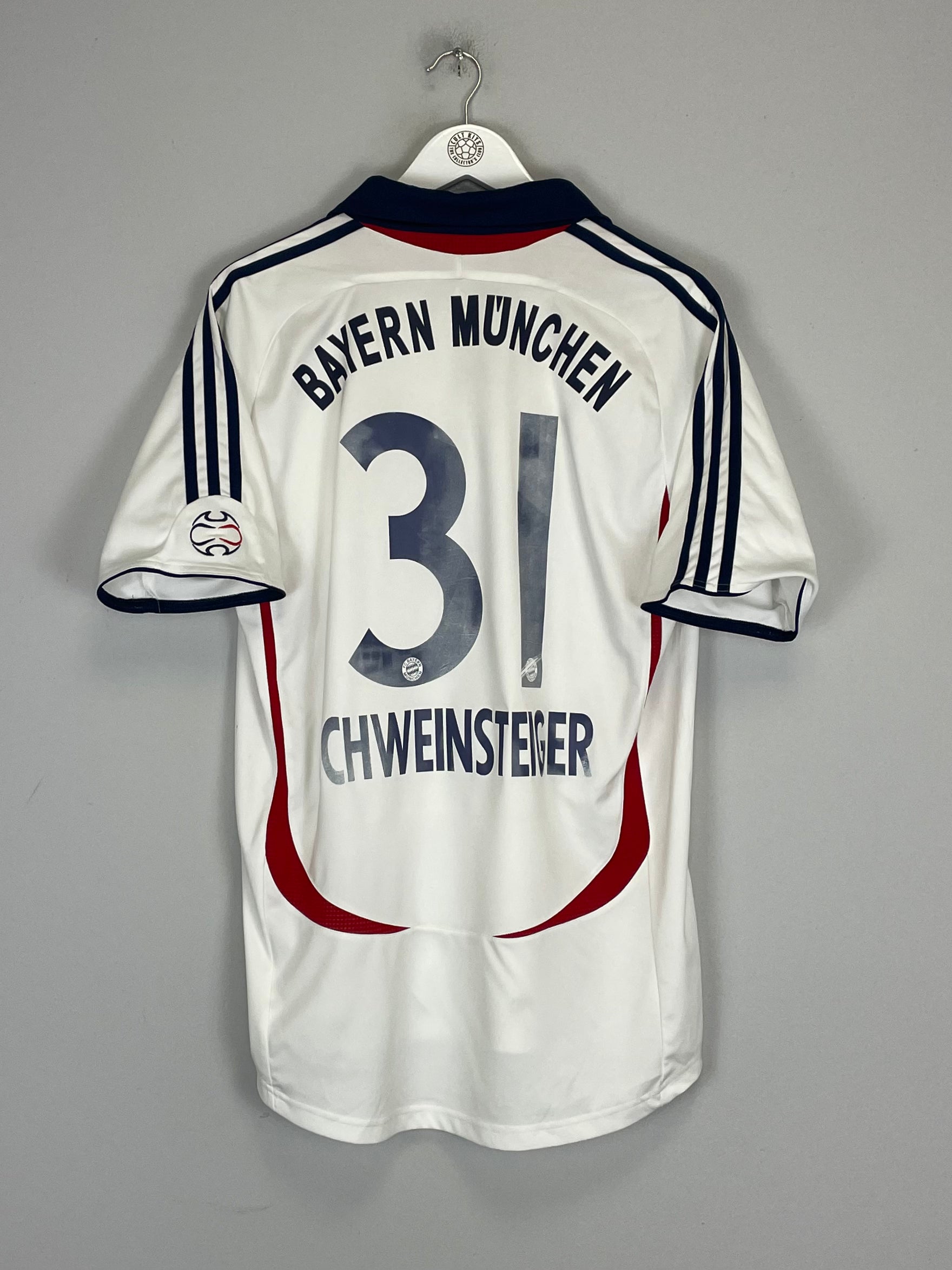 Shop 2006/07 BAYERN MUNICH SCHWEINSTEIGER #31 AWAY SHIRT (M) ADIDAS, classic football shirts, vintage football shirts & retro soccer jerseys at Cult Kits
