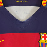 Shop 2015/16 BARCELONA NEYMAR JR #11 HOME SHIRT (L) NIKE, classic football shirts, vintage football shirts & retro soccer jerseys at Cult Kits