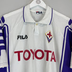 Shop 1999/00 FIORENTINA BATISTUTA #9 AWAY SHIRT (XL) FILA, classic football shirts, vintage football shirts & retro soccer jerseys at Cult Kits