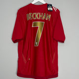 Shop 2006/08 ENGLAND BECKHAM #7 *BNWT* AWAY SHIRT (L) UMBRO, classic football shirts, vintage football shirts & retro soccer jerseys at Cult Kits