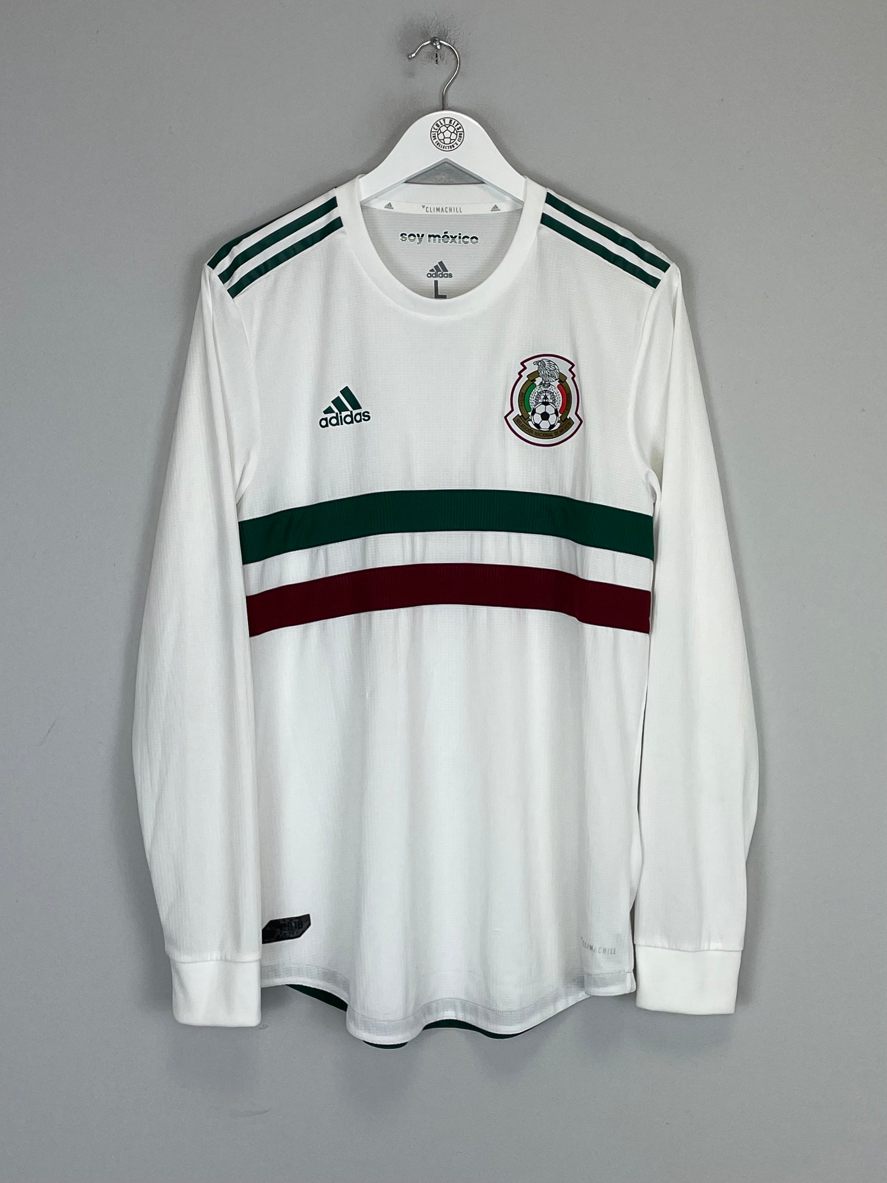 Shop 2018/19 MEXICO *AUTHENTIC* L/S AWAY SHIRT (L) ADIDAS, classic football shirts, vintage football shirts & retro soccer jerseys at Cult Kits