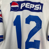 Shop 1999/00 CRUZ AZUL #12 HOME AWAY SHIRT (L) FILA, classic football shirts, vintage football shirts & retro soccer jerseys at Cult Kits