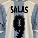 Shop 1999/00 LAZIO SALAS #9 HOME SHIRT (M) PUMA, classic football shirts, vintage football shirts & retro soccer jerseys at Cult Kits