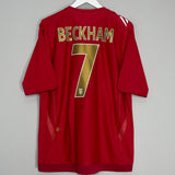 Shop 2006/08 ENGLAND BECKHAM #7 AWAY SHIRT (XL) UMBRO, classic football shirts, vintage football shirts & retro soccer jerseys at Cult Kits
