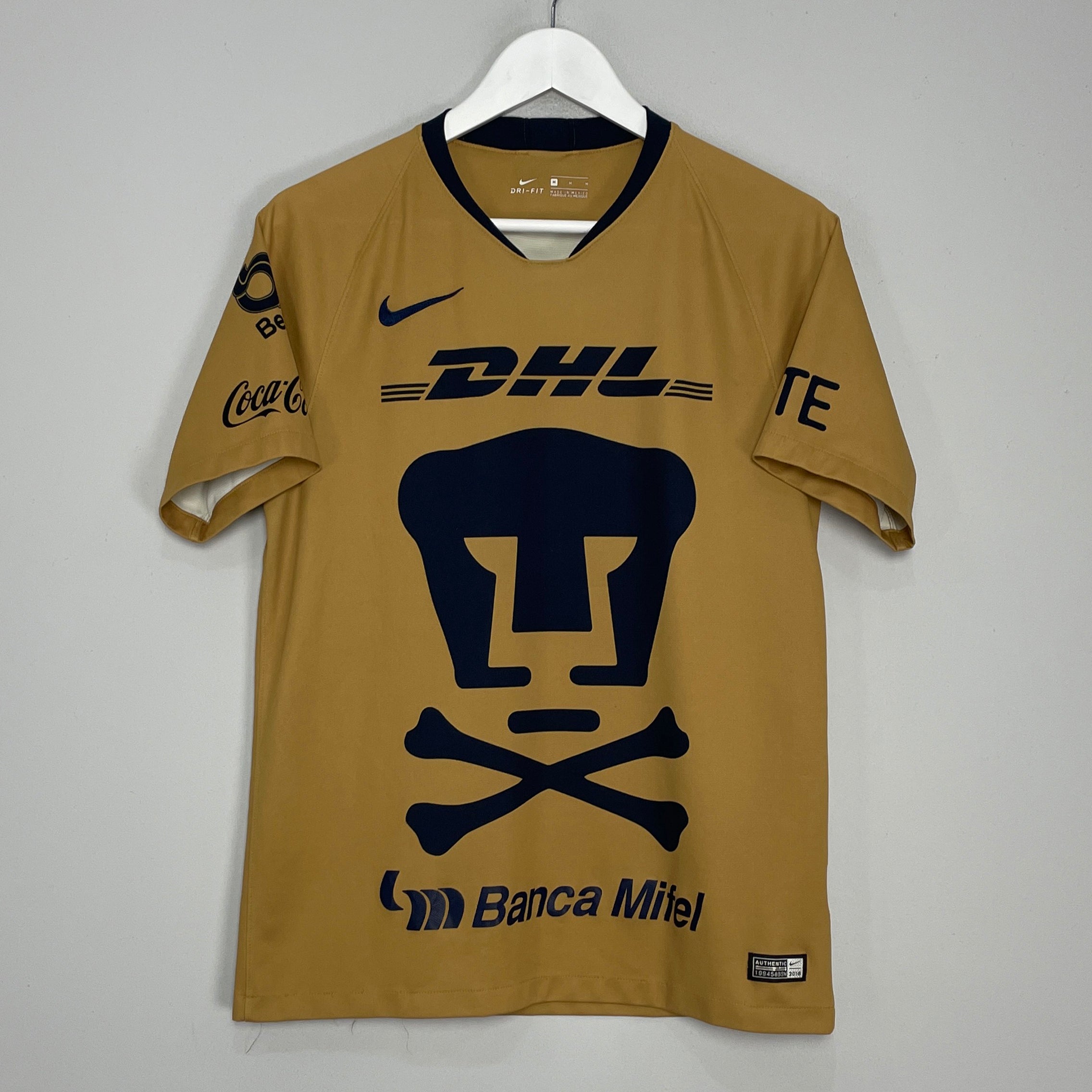 Shop 2018/19 UNAM PUMAS *SPECIAL* SHIRT (M) NIKE, classic football shirts, vintage football shirts & retro soccer jerseys at Cult Kits