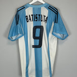2002/04 ARGENTINA BATISTUTA #9 HOME SHIRT (L) ADIDAS