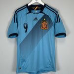 Shop 2012/13 SPAIN TORRES #9 AWAY SHIRT (M) ADIDAS, classic football shirts, vintage football shirts & retro soccer jerseys at Cult Kits