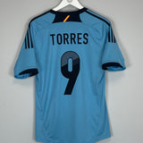 Shop 2012/13 SPAIN TORRES #9 AWAY SHIRT (M) ADIDAS, classic football shirts, vintage football shirts & retro soccer jerseys at Cult Kits